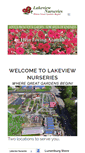 Mobile Screenshot of lakeviewnurseries.com